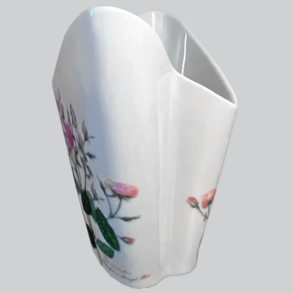 Rosenthal Group Germany Vase 1950s Hans Stangl Asymmetric 5652 Classic Rose